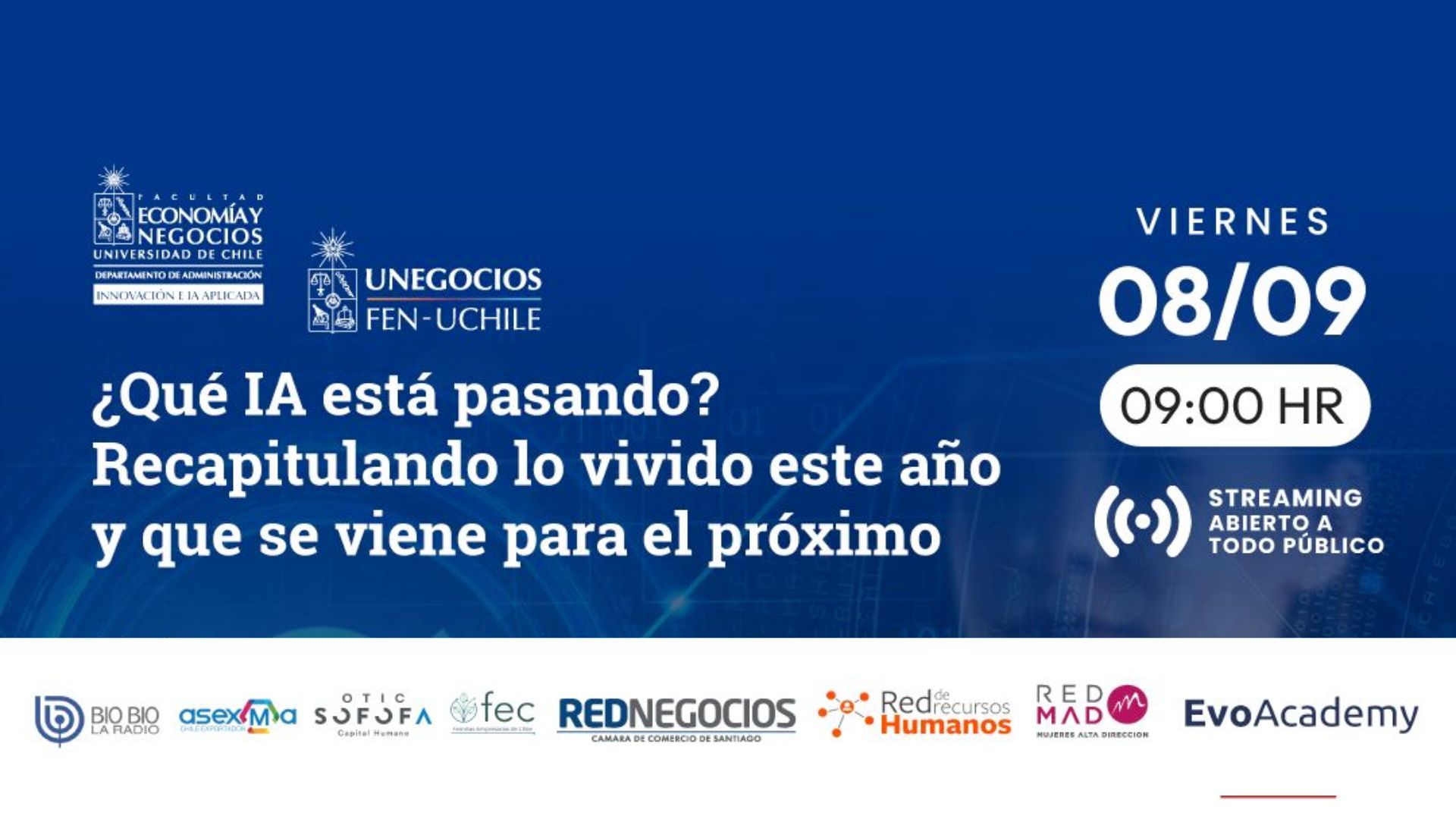 Te invitamos al webinar: ¿Qué IA está pasando? Recapitulando este año de IA