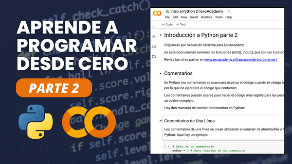 Aprende a programar en Python desde cero con Google Colab - parte 2. Funciones, print, input